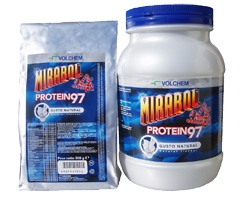 Proteine del latte con il 97% di purezza, in confezioni da 750g o 500g.