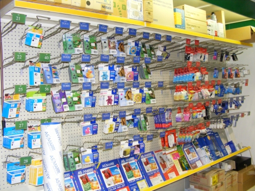 espositore consumabili