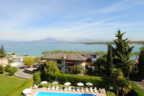Il panorama dalla terrazza