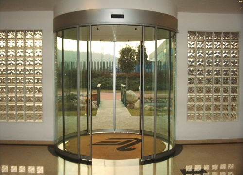 porta automatica circolare