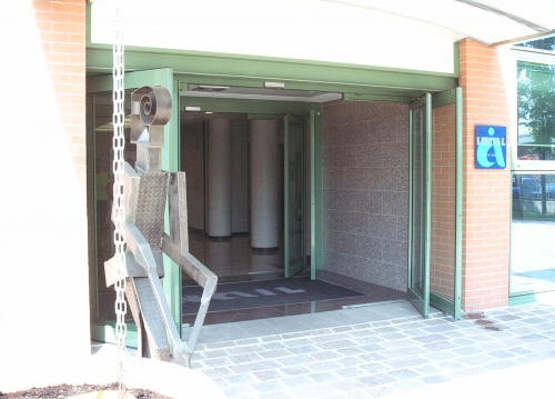 porta automatica a sfondamento integrale