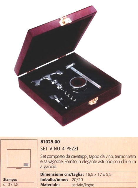 Set per vino e accessori
