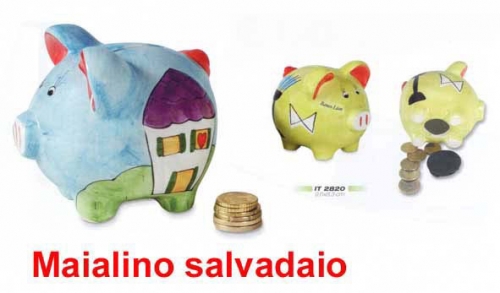 Salvadanaio in ceramica