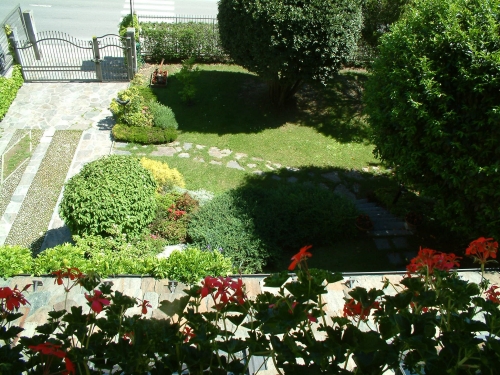 Villa Verde - giardino visto dal b&b