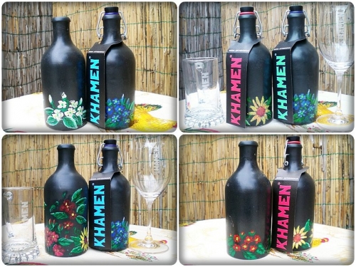 LE NOSTRE BOTTIGLIE IN CERAMICA DECORATE: OTTIMA IDEA REGALO