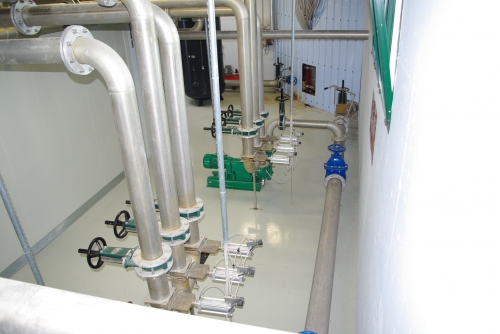 VISTA INTERNA IMPIANTO DI BIOGAS SEKO SPA