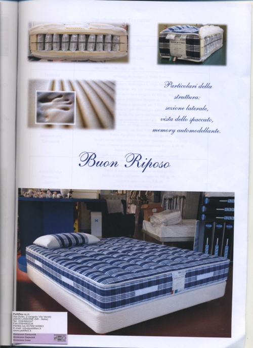 MATERASSO MOLLE INSACCHETTATE E MEMORY