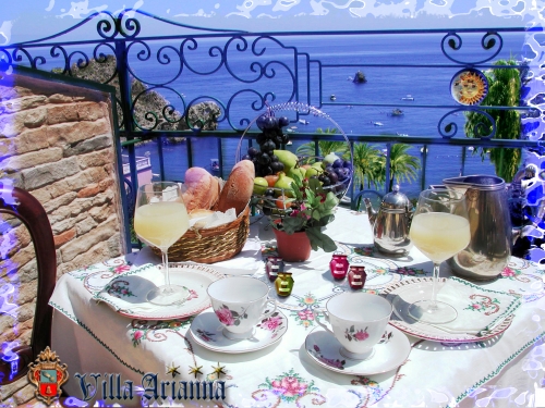 Villa Arianna Taormina - Breakfast - view
