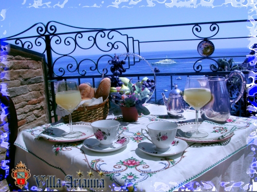 Villa Arianna Taormina - Breakfast - Sea view