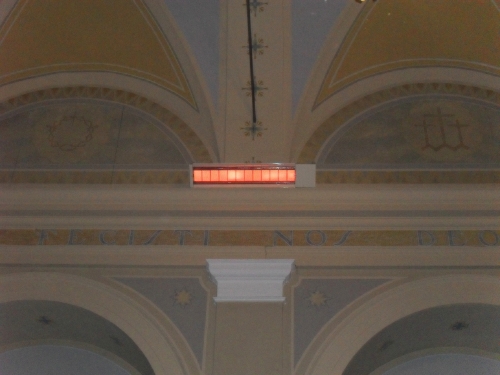 Divisione Chiese - Diffusore radiante acceso
