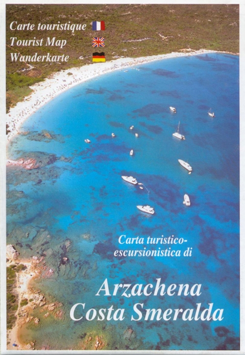 Carta turistica della Costa Smeralda - Arzachena